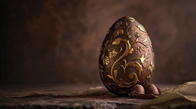 Luxurious Artisan Chocolate Easter Egg