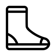 boots line icon
