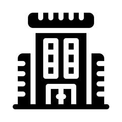 building glyph icon