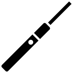 solid icon design of laser