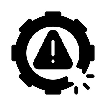 disruption glyph icon