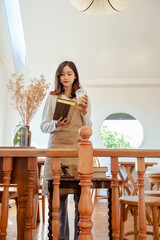 female coffee shop owner