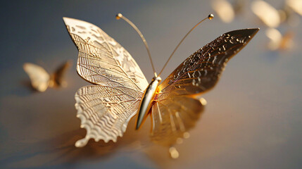 gold butterfly