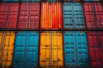 Fototapeta premium cargo containers