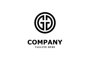 double g letter logo inside a circle
