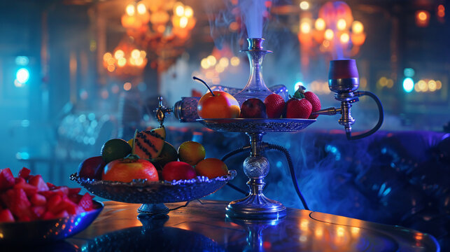 Hookah With Fruit Bowls