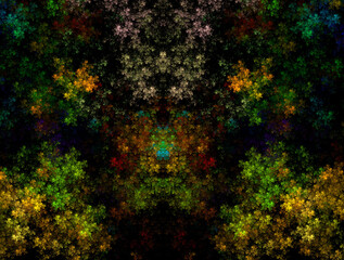 Imaginatory fractal abstract background Image