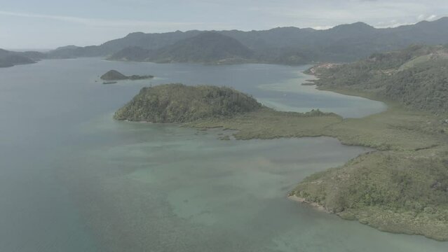 Beauty Aerial Footage Puncak Mandeh Pesisir Selatan, West Sumatra, Indonesia 4k Drone Video Cinelike Color Profile 