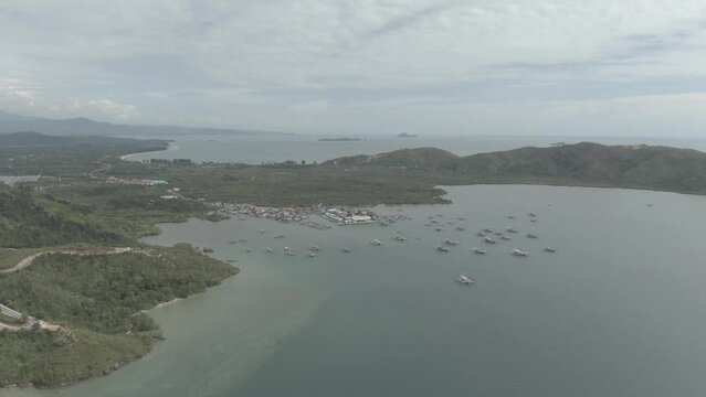 Beauty Aerial Footage Puncak Mandeh Pesisir Selatan, West Sumatra, Indonesia 4k Drone Video Cinelike Color Profile 