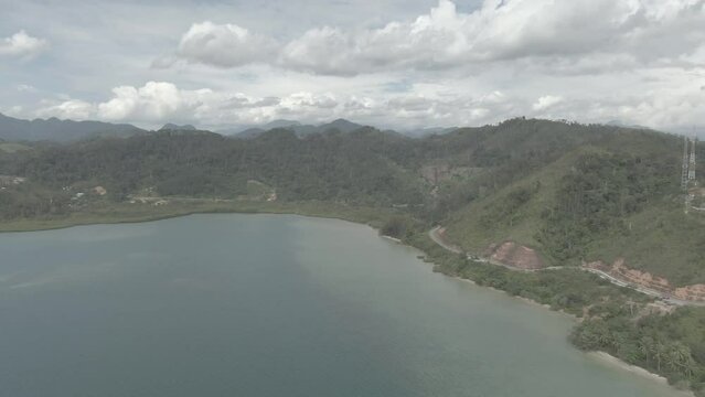 Beauty Aerial Footage Puncak Mandeh Pesisir Selatan, West Sumatra, Indonesia 4k Drone Video Cinelike Color Profile 