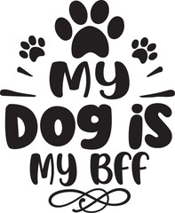 Fototapeta premium Dog svg bundle, Dog svg design