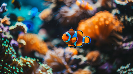 Fototapeta na wymiar Ocellaris Clownfish