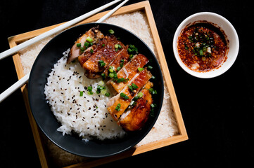 Grilled Chicken With Rice 