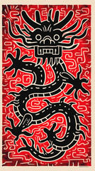 a traditional Chinese dragon