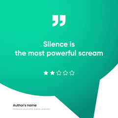 3D bubble testimonial banner, quote, infographic. Social media post template designs for quotes. Empty speech bubbles, quote bubbles and text box. Vector Illustration EPS10.