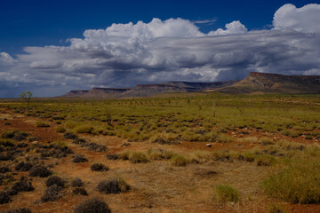 Cloudy day outback Australia