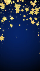 Magic stars vector overlay.  Gold stars scattered