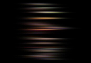 Abstract light trails in the dark background, motion blur