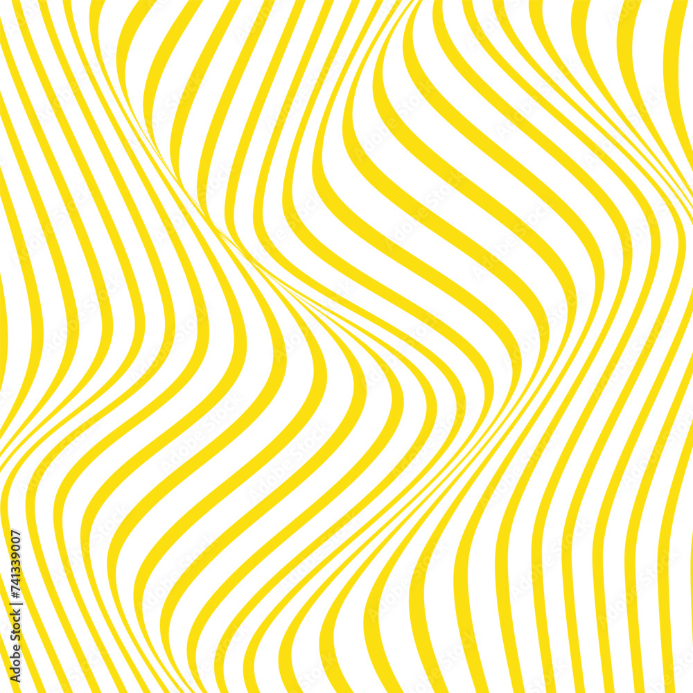 Poster abstract geometric line wave pattern vector illustration.