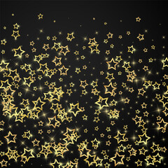 Starry night fairy tale background.