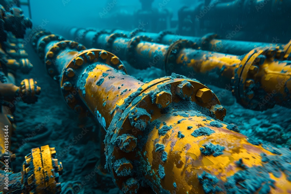 Poster submerged pipeline infrastructure insights