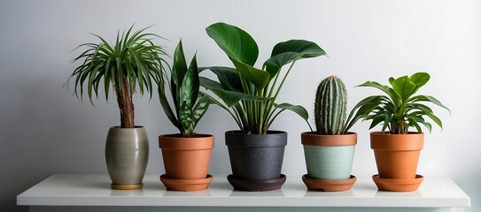 Indoor Plant, A variety of plants in pots and vases adorn a room, adding a touch of nature to the interior design