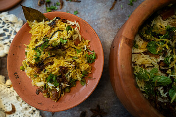 Veg dum biryani is a fragrant Indian dish that combines basmati rice, mixed vegetables, and...