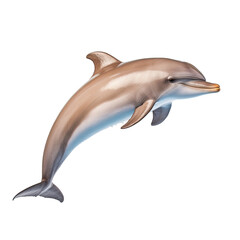 Dolphin on transparent background