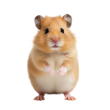 Hamster on transparent background