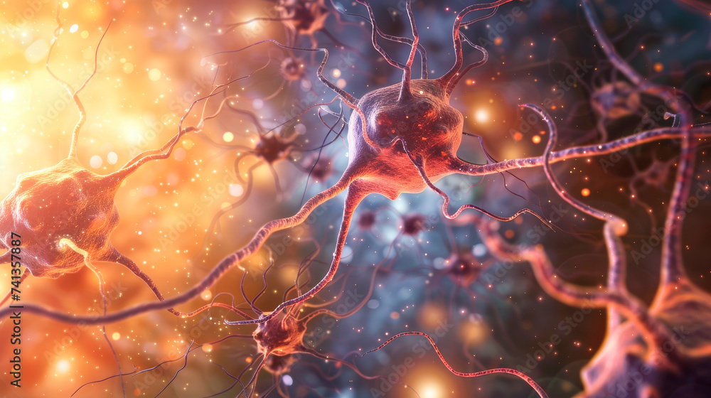 Poster neuron and synapse structure