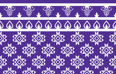 Ethnic Pattern. Ethnic India geometric pattern oriental style for tile and textile decoration.