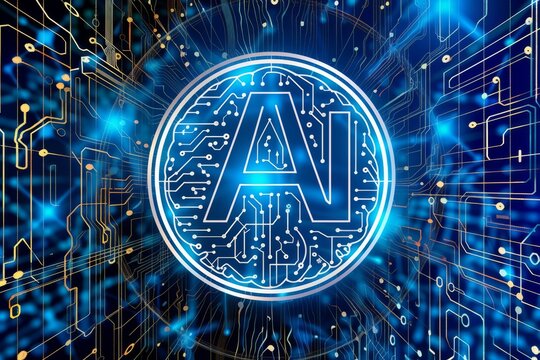 AI Brain Chip rpa. Artificial Intelligence ai mind bga axon. Semiconductor self awareness circuit board stroke