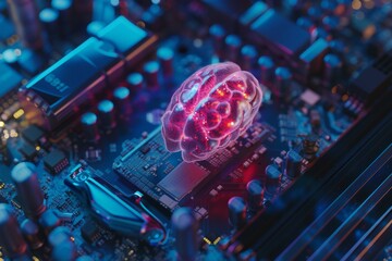 AI Brain Chip ip. Artificial Intelligence vcsel mind ai strategy axon. Semiconductor amygdala circuit board filtering