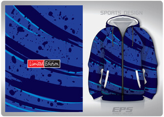 Vector sports hoodie background image.Painting salad paint blue pattern design, illustration, textile background for sports long sleeve hoodie,jersey hoodie.eps