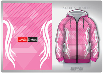 Vector sports hoodie background image.pink diagonal tattoo pattern design, illustration, textile background for sports long sleeve hoodie,jersey hoodie.eps