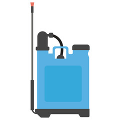 Flat icon design of spray machine 