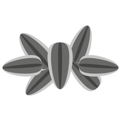 Seeds flat vector icon 
