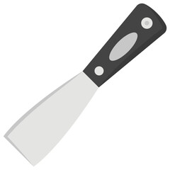 Putty knife flat icon vector 