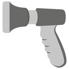 Hose nozzle flat icon design 
