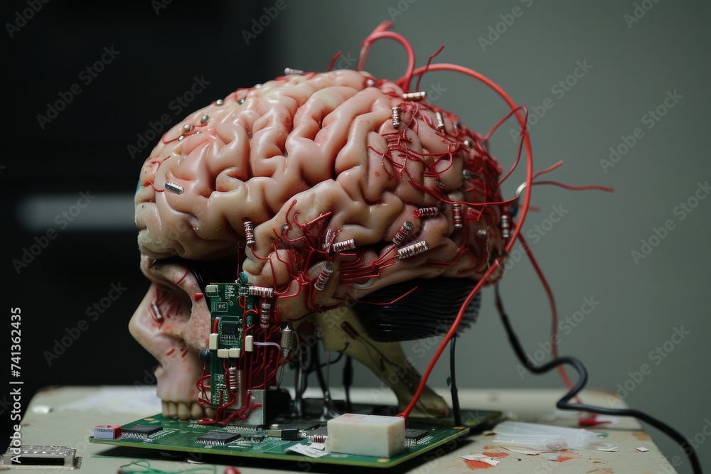 Poster ai brain chip pacemaker neurons. artificial intelligence rnn mind it planning axon. semiconductor pv