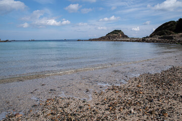 青い空と青い海