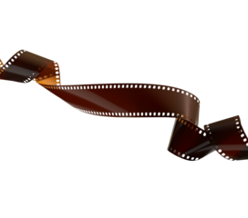 Floating twisted film for photo or video recording