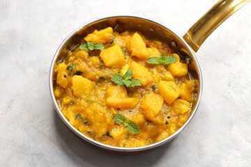 Pumpkin curry is a rich and aromatic dish made with tender pumpkin chunks cooked in a blend of...