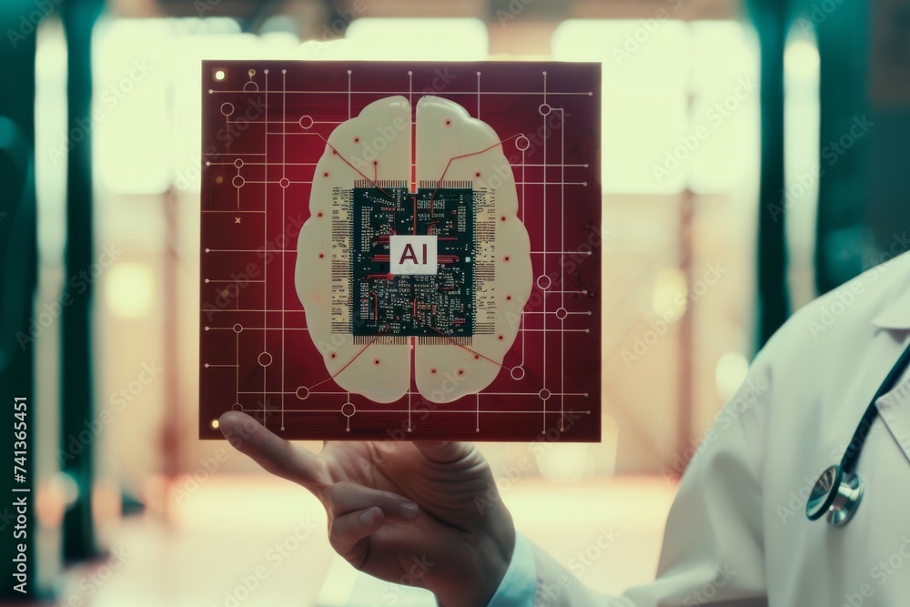 Poster ai brain chip voltage gated channels. artificial intelligence cd mind mbe axon. semiconductor seroto