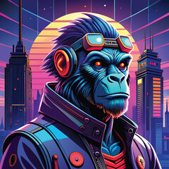 Apes Cyberpunk