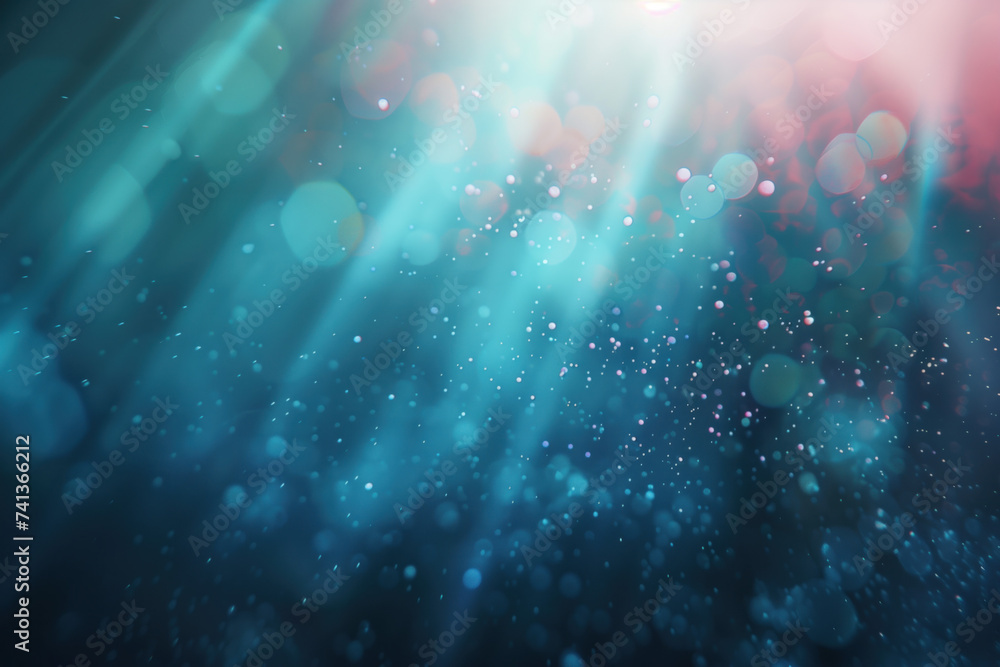 Poster abstract light background with bokeh. a slide background for showcasing digital and creative content