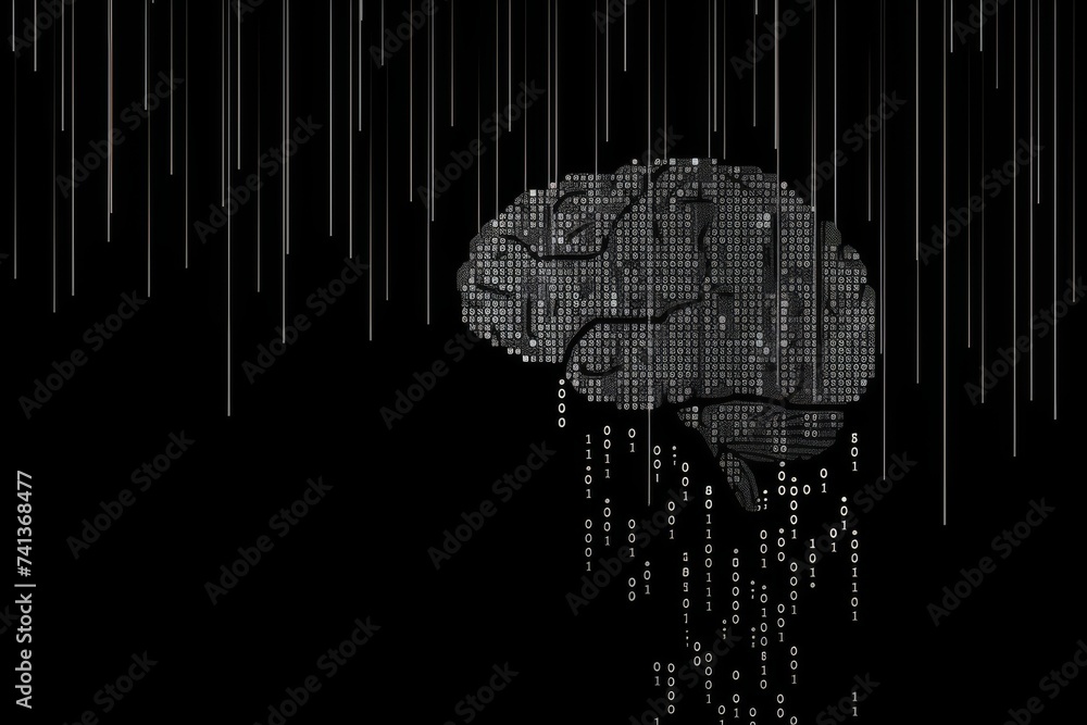 Poster ai brain chip risc. artificial intelligence laser printer mind brain training axon. semiconductor co