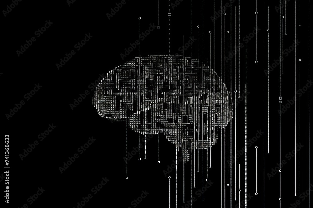 Poster ai brain chip neuronal regeneration. artificial intelligence digital rights mind gpu axon. semicondu