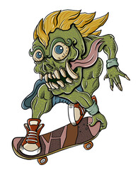 Monster Skater © JollyRogerX