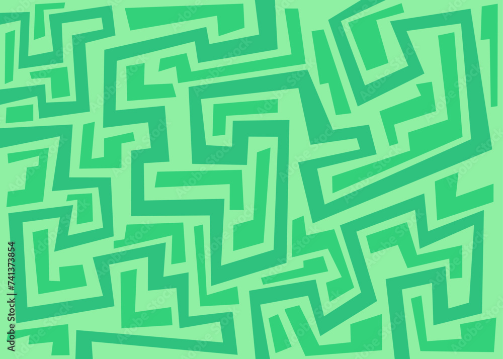 Poster abstract background with irregular geometric lines pattern